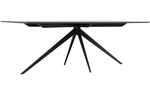 Goossens excellent eettafel uniek zwart eiken - 8211743-03