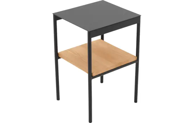 Goossens nachtkastje duc blank eiken - 8211884-03