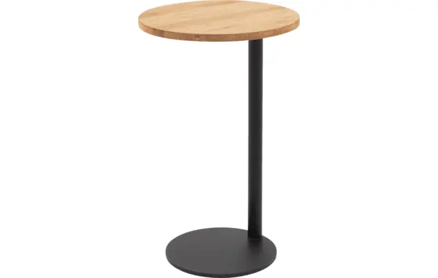 Goossens nachtkastje runt blank eiken - 8211899-02