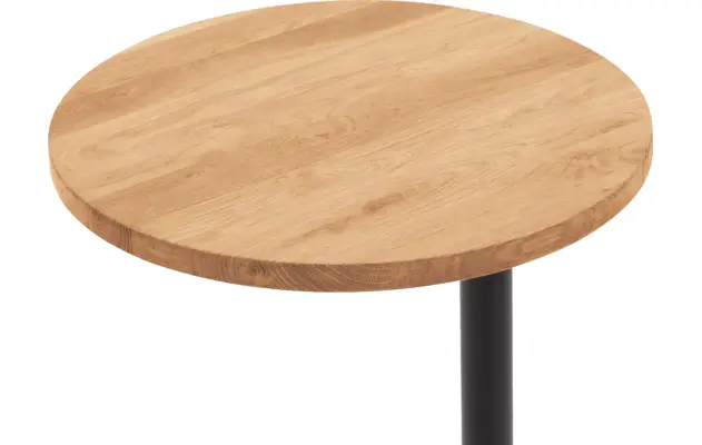 Goossens nachtkastje runt blank eiken - 8211899-04