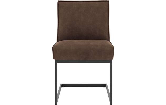 Goossens excellent eetkamerstoel tom bruin micro leer - 8213162-01
