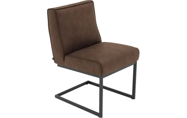 Goossens excellent eetkamerstoel tom bruin micro leer - 8213162-04