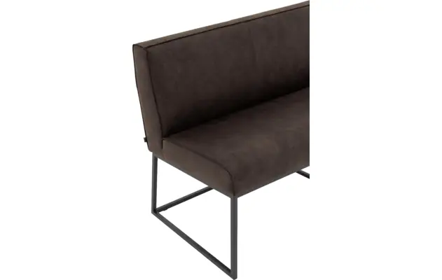 Goossens excellent eetkamerbank tom bruin micro leer - 8213173-04