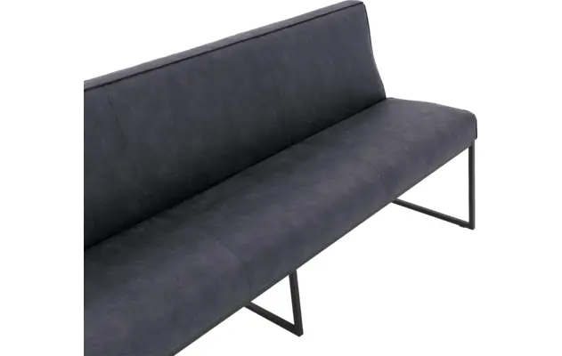 Goossens excellent eetkamerbank tom blauw micro leer - 8213174-05