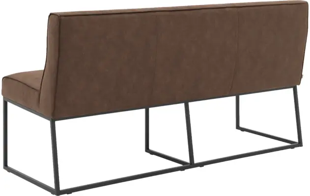 Goossens excellent eetkamerbank tom bruin micro leer - 8213175-03