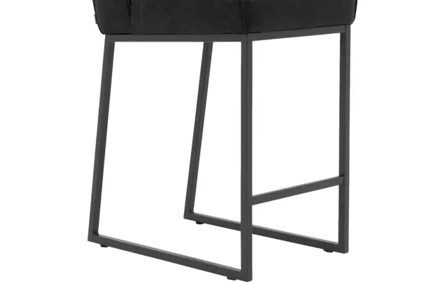 Goossens excellent barstoel tom zwart leer - 8215131-05
