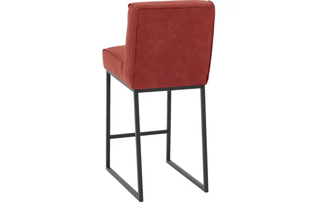 Goossens excellent barstoel tom rood leer - 8215132-02