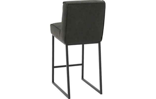 Goossens excellent barstoel tom groen leer - 8215134-02