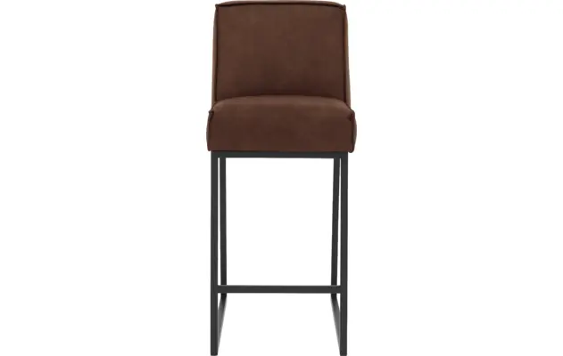 Goossens excellent barstoel tom bruin micro leer - 8215140-03