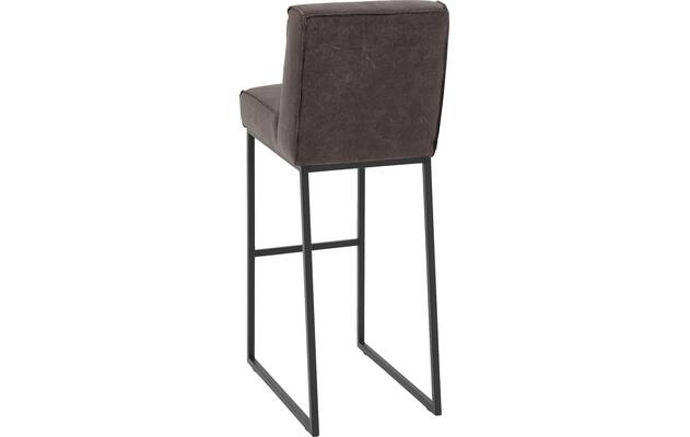 Goossens excellent barstoel tom bruin leer - 8215151-02