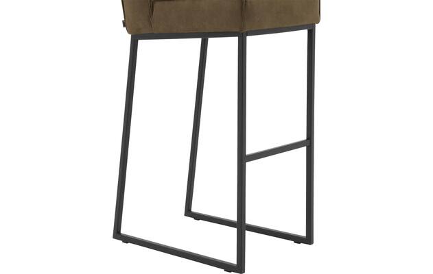 Goossens excellent barstoel tom groen micro leer - 8215153-04