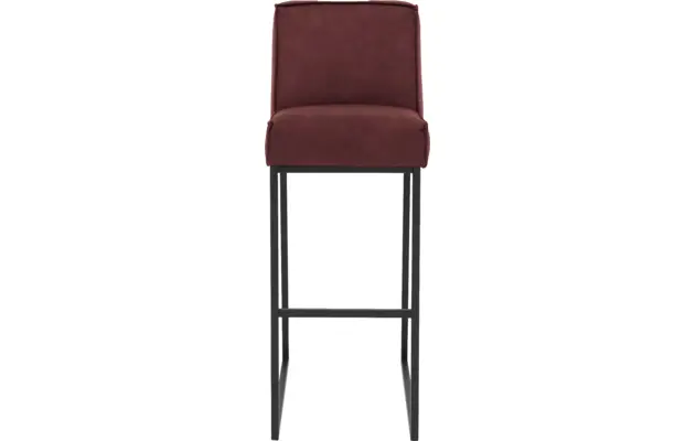 Goossens excellent barstoel tom rood micro leer - 8215154-03
