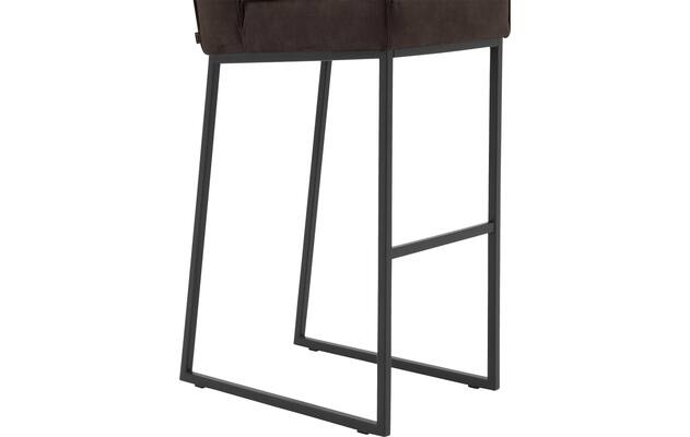Goossens excellent barstoel tom bruin micro leer - 8215160-04