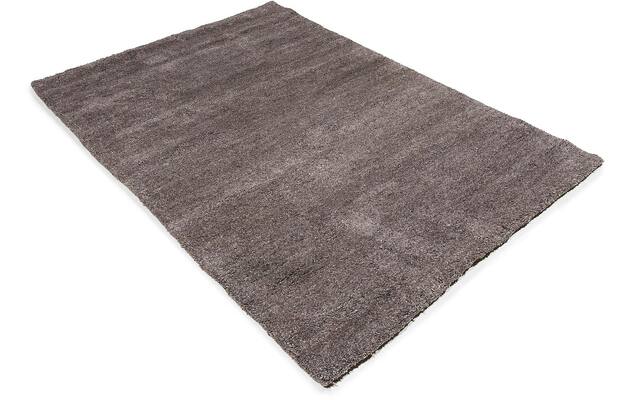 Goossens eco vloerkleed fugo grijs wol - 8215433-02