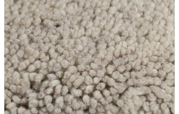 Goossens eco vloerkleed fugo grijs wol - 8215443-01