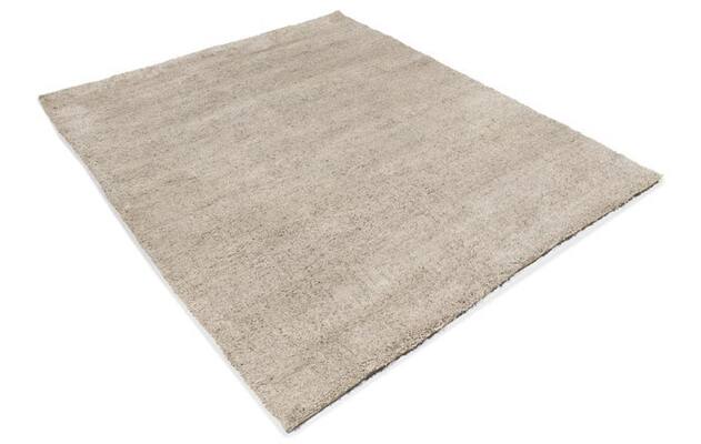 Goossens eco vloerkleed fugo grijs wol - 8215444-05