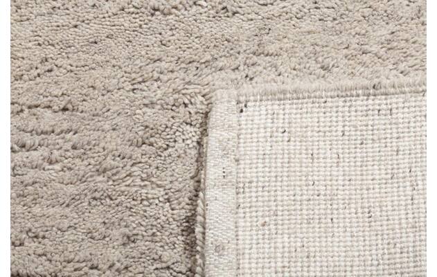 Goossens eco vloerkleed fugo grijs wol - 8215444-06