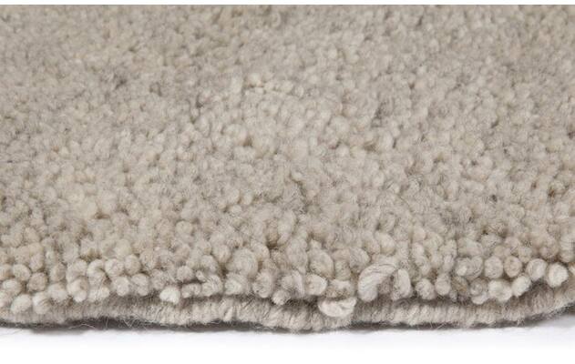 Goossens eco vloerkleed fugo grijs wol - 8215444-07