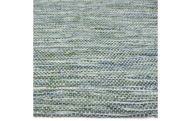 Goossens basic vloerkleed tealo groen katoen - 8215463-03