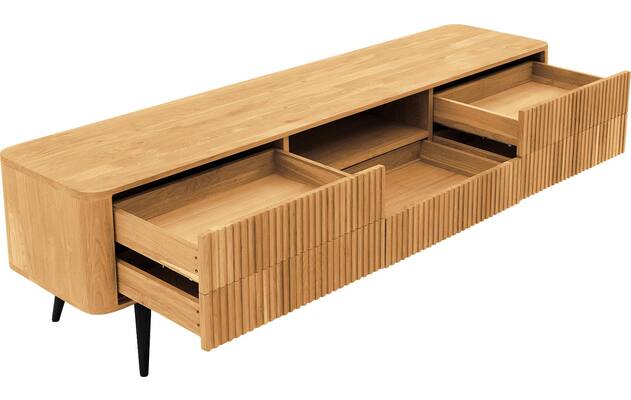 Goossens tv meubel seppe blank eiken - 8215876-05