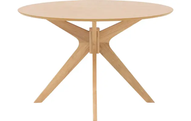 Goossens basic eettafel sanoa blank eiken - 8215946-01