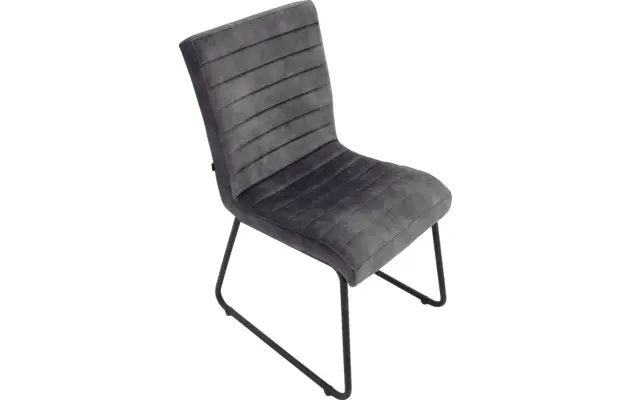 Goossens eetkamerstoel dax grijs stof - 8216144-03
