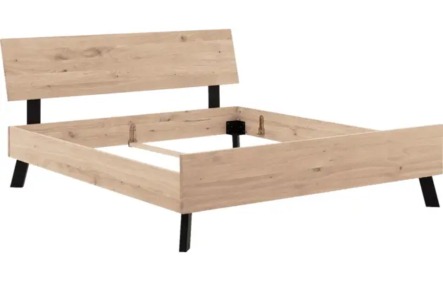 Goossens bedframe mud wit eiken - 8217824-09