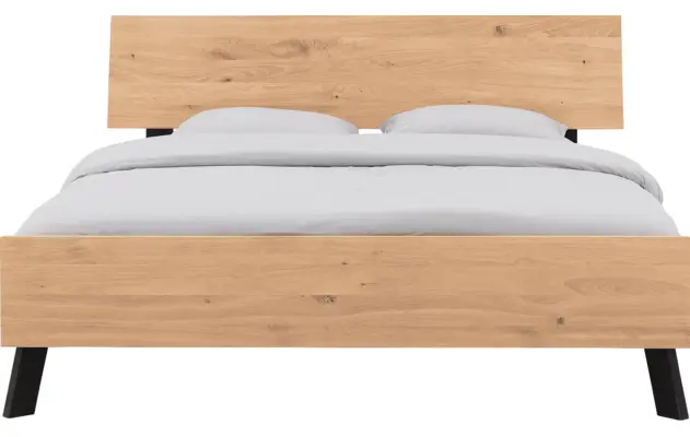Goossens bedframe mud blank eiken - 8217826-02