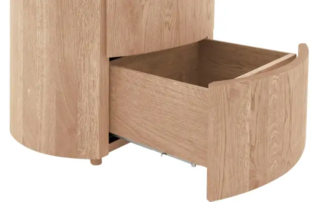 Goossens excellent ladekast donna wit eiken - 8217837-04