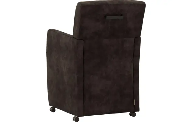 Goossens eetkamerstoel oliver grijs microvezel - 8217926-02