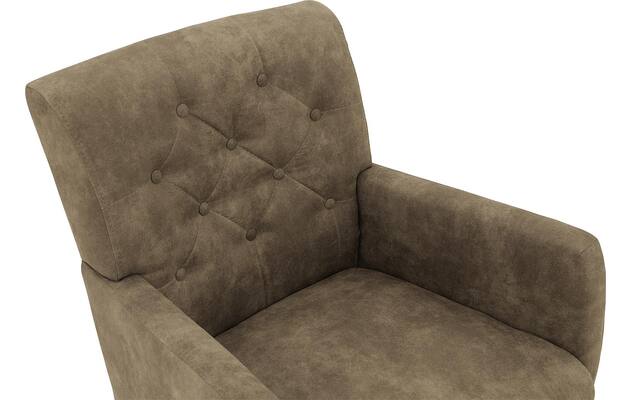 Goossens eetkamerstoel oliver groen microvezel - 8217933-05