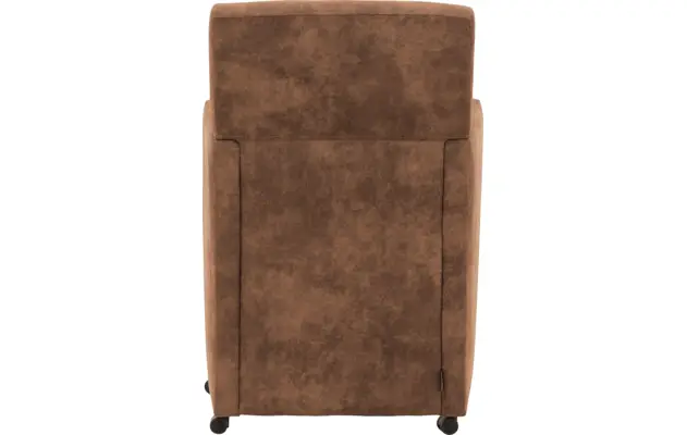 Goossens eetkamerstoel oliver bruin microvezel - 8217942-04