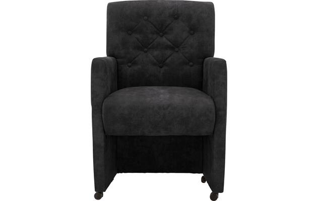 Goossens eetkamerstoel oliver grijs microvezel - 8217947-03