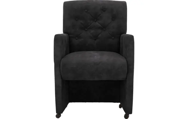 Goossens eetkamerstoel oliver grijs microvezel - 8217947-03