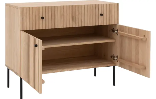 Goossens ladekast capelli onbewerkt eiken - 8217971-06