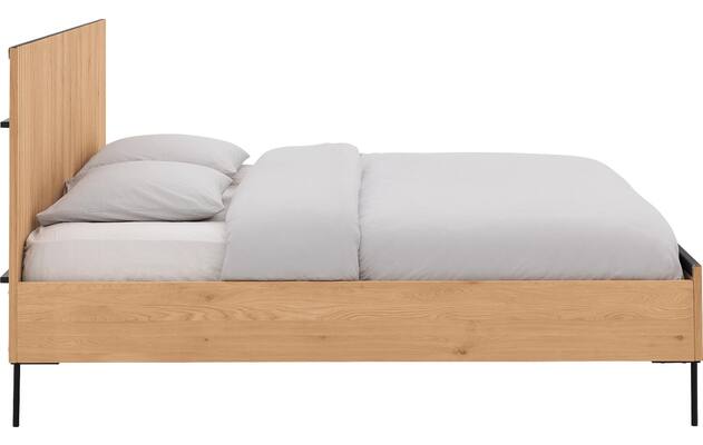Goossens bedframe capelli blank eiken - 8219215-03