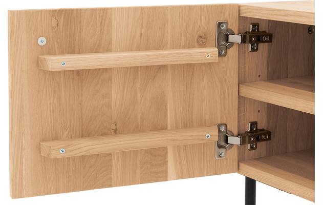 Goossens nachtkastje capelli blank eiken - 8219219-09