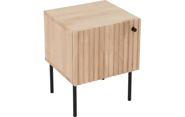 Goossens nachtkastje capelli wit eiken - 8219221-06