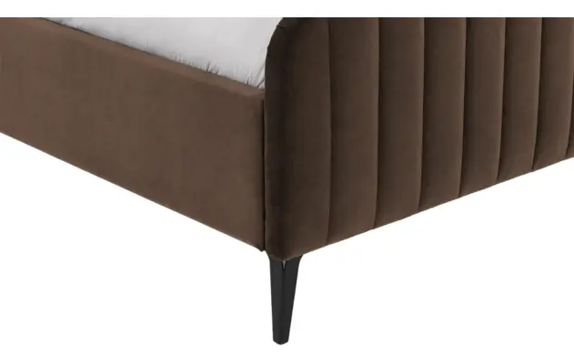 Goossens bedframe attent bruin stof - 8219242-07