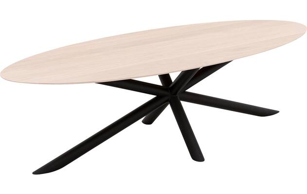 Goossens excellent eettafel gs 1302 wit eiken - 8219372-04
