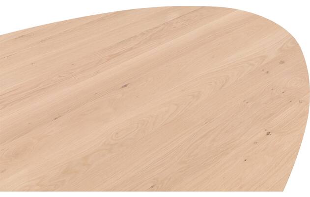 Goossens excellent eettafel gs 1302 blank eiken - 8219400-05