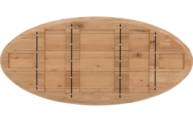 Goossens excellent eettafel gs 1302 blank eiken - 8219401-07
