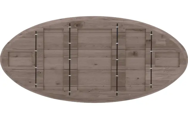 Goossens excellent eettafel gs 1302 donker bruin eiken - 8219462-07