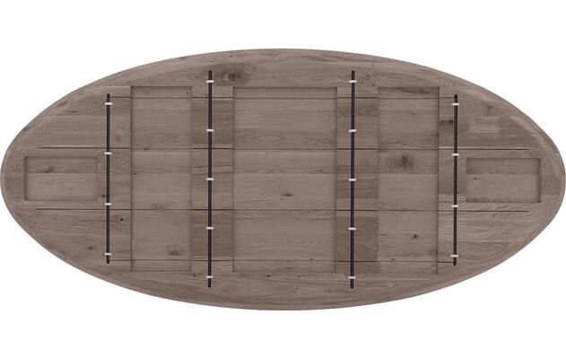 Goossens excellent eettafel gs 1302 donker bruin eiken - 8219464-07