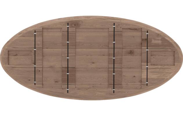 Goossens excellent eettafel gs 1302 blank eiken - 8219470-07