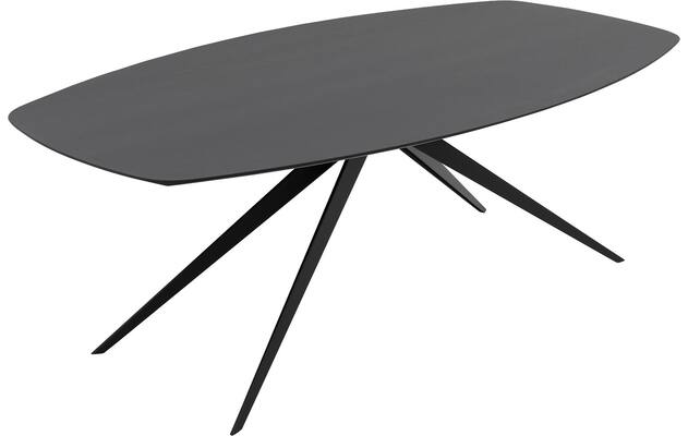 Goossens excellent eettafel uniek zwart eiken - 8219566-04