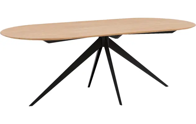Goossens excellent eettafel uniek blank eiken - 8219570-01