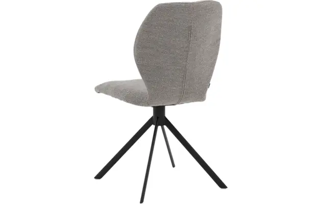 Goossens eetkamerstoel hera grijs stof - 8221044-04