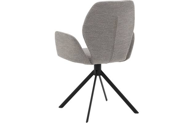 Goossens eetkamerstoel hera grijs stof - 8221045-04