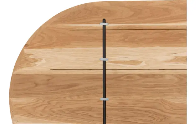Goossens excellent eettafel uniek blank eiken - 8221205-09